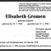 Schuster Elisabeth 1908-1996 Todesanzeige